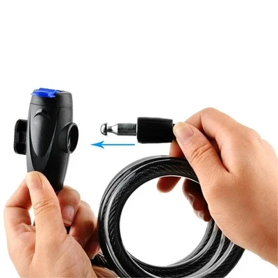 Cerradura Bicicleta Universal Antirrobo con 2 Llaves para Bicicleta Moto Seguridad Acero Foto 1 de 4