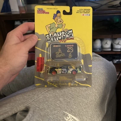 1996 Racing Champions Cartoon Network  1:64 Premier Stock Car w/ Die Cast Emblem - Image 1 of 2