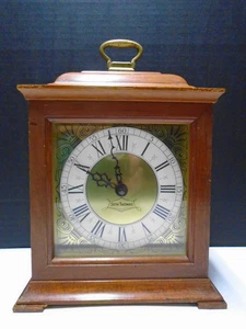 Seth Thomas Kaminuhr mit Holzgehäuse 7,5 x10" deutsches Uhrwerk Modell A206-002 - Bild 1 von 9