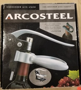 Wine Tool Kit w/The Original Corkscrew. Arcosteel= 4-Piece - New in Box! - Picture 1 of 2