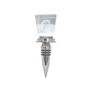 Flasche Weinverschluss Monogramm Buchstabe C Metall und Glas - Bild 1 von 5