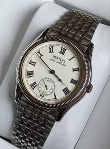 Bentley Mens Wristwatch Silver SV925 Used  - Picture 1 of 9