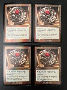 MTG - Quicksilver Amulett x4 - Brother's War Retro FOIL - Bild 1 von 1