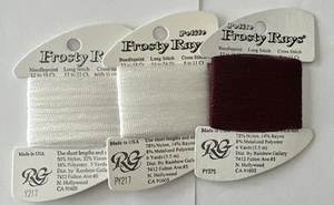 Rainbow Gallery Gold Frosty Rays  Floss Cards Lot Of 3 - Picture 1 of 3