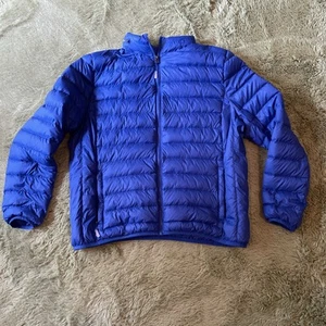 Royal Princess Daunen Feder Puffer Jacke Damen XL Royal Blau Reise - Bild 1 von 16