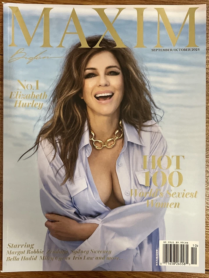 Maxim SEPTEMBER OCTOBER 2024 ELIZABETH HURLEY COVER - Image 1 of 1