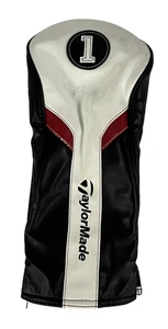 TaylorMade Driver Head Cover Headcover ~ Black /White /Red ~ Driver - Picture 1 of 3