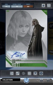 Star Wars Card Trader Dual Perceptions Shin Hati 200cc Epic - Picture 1 of 2