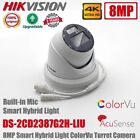 Hikvision 8MP Colorvu IP Camera DS-2CD2387G2H-LIU Smart Hybrid In-mic. Free Del!