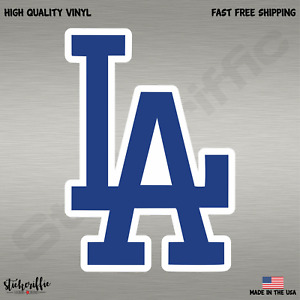 LA Dodgers Los Angeles MLB Baseball Color Sports Decal Sticker-Free Shipping