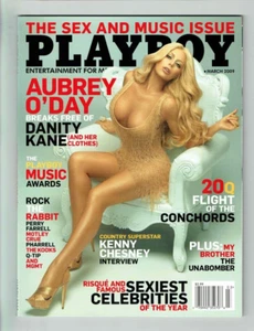 PLAYBOY MAGAZINE MARCH 2009 AUBREY O'DAY W/CENTREFOLD UNREAD - Picture 1 of 1