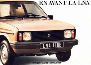 Catalogue brochure Citroën LNA 07/1983 France - Picture 1 of 2