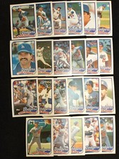 42 Los Angeles Dodgers1989 Topps Baseball Cards 23 Unique 19 Duplicates +4 Bonus
