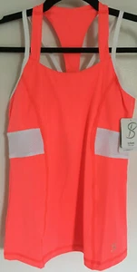 Sofibella Athletic Lovely Halter (1768) Poppy color W White(Montreal Collection) - Picture 1 of 4