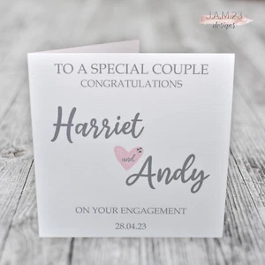 Personalised Engagement Card - Picture 1 of 9