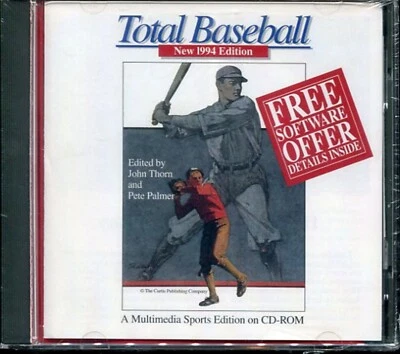 TOTAL BASEBALL NEW 1994 EDITION - CD-ROM - CREATIVE MULTIMEDIA - - Image 1 of 2