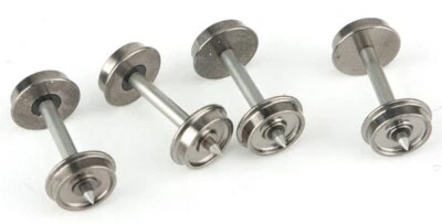 Walthers 920-2304 HO 33" Turned Metal RP-25 Wheelsets w/Metal Axles, Pkg of 100 - Image 1 of 2