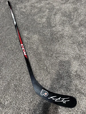 Palo de hockey autografiado firmado por SEAN COUTURIER Philadelphia Flyers certificado de autenticidad Foto 1 de 2