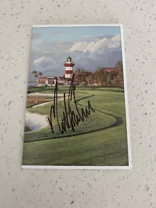 Matt Kuchar Signed Harbour Town Golf Scorecard 2014 RBC Heritage Champion PGA - Picture 1 of 3