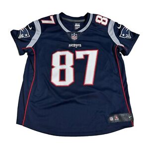 Rob Gronkowski #87 New England Patriots Jersey NFL On Field Large Female