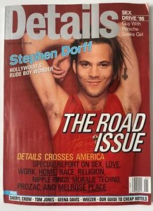 Vintage Details Magazine Stephen Dorff Cover Rare Issue January 1995 - Picture 1 of 5