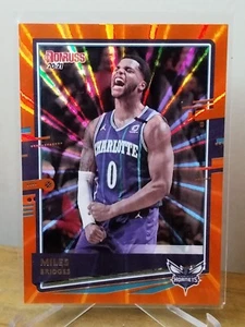 MILES BRIDGES 2020-21 Panini Donruss Basketball Orange Laser #190 Charlotte PF - Picture 1 of 2