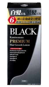 Medicated Black Kaminomoto PREMIUM Hair Tonic 180mL for Gray and Black Hair - Picture 1 of 6