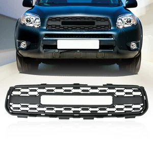 Black OE Style Grill Front Bumper Grille Fits For 2006 2007 2008 Toyota RAV4 - Picture 1 of 9