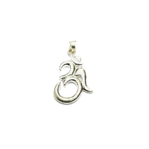 Silver 925 Antique Traditional Oham pendant  for peace and luck - Picture 1 of 3