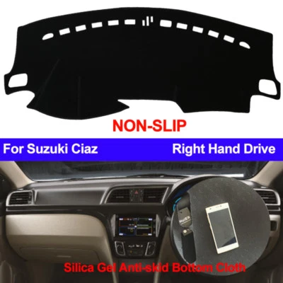 Alfombrilla de silicona antideslizante para tablero de instrumentos de coche para Suzuki Ciaz alfombrilla de tablero de conducción derecha Foto 1 de 4