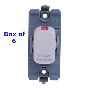 Schneider GGBL20DPFFZW 20AX Interruptor Doble Polo Marcado Nevera Congelador Caja de 6 - Imagen 1 de 5