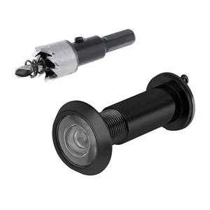 220 Degree Door Viewer Security Peek Peephole Drill Bit for Home Office Hotel - Picture 1 of 13