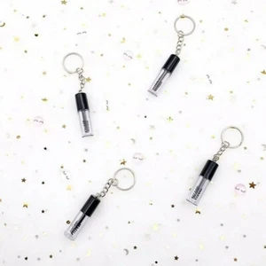 💎 Reusable Eyelash Extension Mini Mascara & Lash Wand Brush Keyring 💎 - Picture 1 of 12