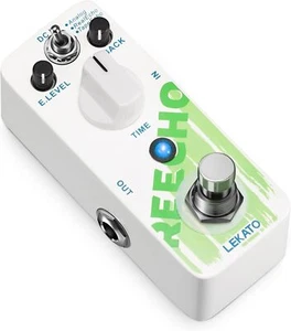 LEKATO Mini Delay Pedal Electric Guitar Pedal 3 Delay Mode True Bypass DC 9V - Picture 1 of 8