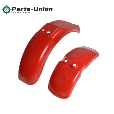 Protector guardabarros delantero y trasero rojo para Honda Mini Trail Z50 Z50A Z50J Z50R 1979-1987 Foto 1 de 4