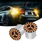 2x Universal Amber Orange LED Bulbs Car Rear Turn Signal Light Blinker Indicator