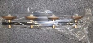 Anicompa 4 Light Vanity Bar Black And Gold With Frosted Globes G9 Base - Picture 1 of 8