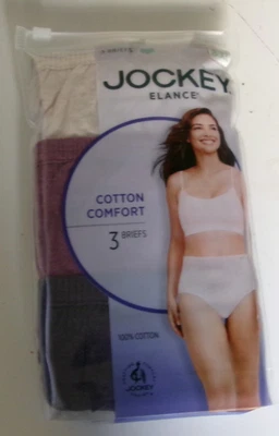 3 calzoncillos cómodos de algodón Jockey Elance talla 8 estilo multicolor 1486/288 Foto 1 de 2