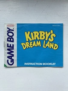 Kirby's Dream Land Gameboy Manual Only Instruction Booklet - Picture 1 of 5
