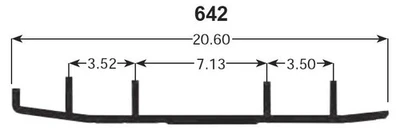 Corredores SPI Ripper Four75 para Yamaha PZ50MT 2007-2008 Phazer Mountain Lite Foto 1 de 2