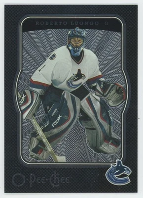 2007-08 O-PEE-CHEE Roberto Luongo #468 MICROMOTION BLACK /100 - Image 1 of 2