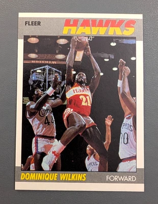 1987-88 FLEER DOMINIQUE WILKENS #118 MINT - Image 1 of 2