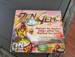 Zen Gems PC CD match three jewels colors power-up matching puzzle arcade game! - Afbeelding 1 van 2