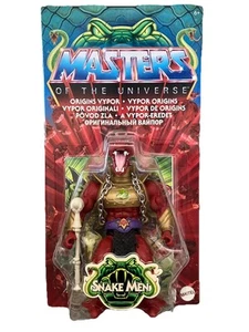 Masters of the Universe Origins Vypor Snake Men Figure Mattel - Foto 1 di 4