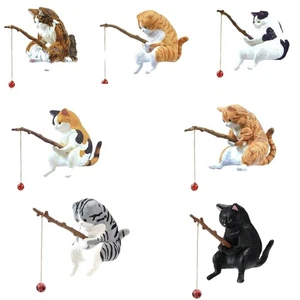 Estatuas de Gatos Pescadores, Adorno, Decoraciones para Peceras de Acuario,2055 - Bild 1 von 7
