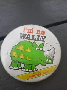 Insignia vintage de cuidado de peatones Wally - Imagen 1 de 3