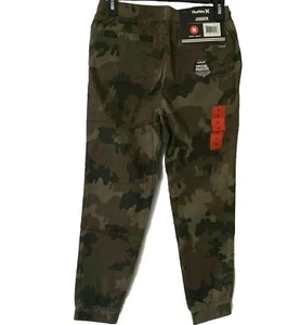 Hurley Camo Jogger Pants Stretch Taper Fit Size M NWT - Picture 1 of 8