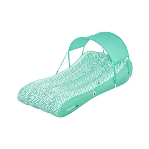 Bestway Schwimmliege mit Dach Comfy Chill Shaded Lounge 178 x 102cm Luftmatratze - Bild 1 von 6