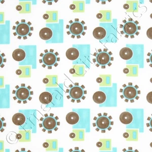 Moda Grow With Me Toy Trucks himmelblau Baby Kinder Baumwolle Quilt Quilten Stoff/Yd - Bild 1 von 2