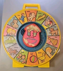 1984 See 'N Say Spelling Fun-Damentals Pull String Talking - Tested Heavily Used - Picture 1 of 5